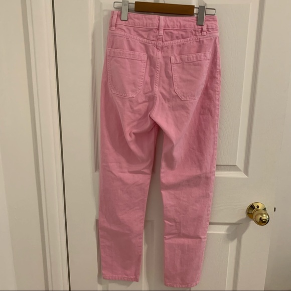 Sandro Pink Straight Leg Jeans 34FR - Picture 2 of 5
